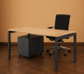 Luxe Bureau Antraciet 160x80cm