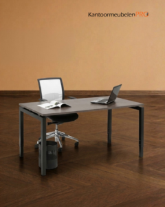 Luxe Bureau | Zwart | 160x80cm | NEN-EN527 | Verstelbaar