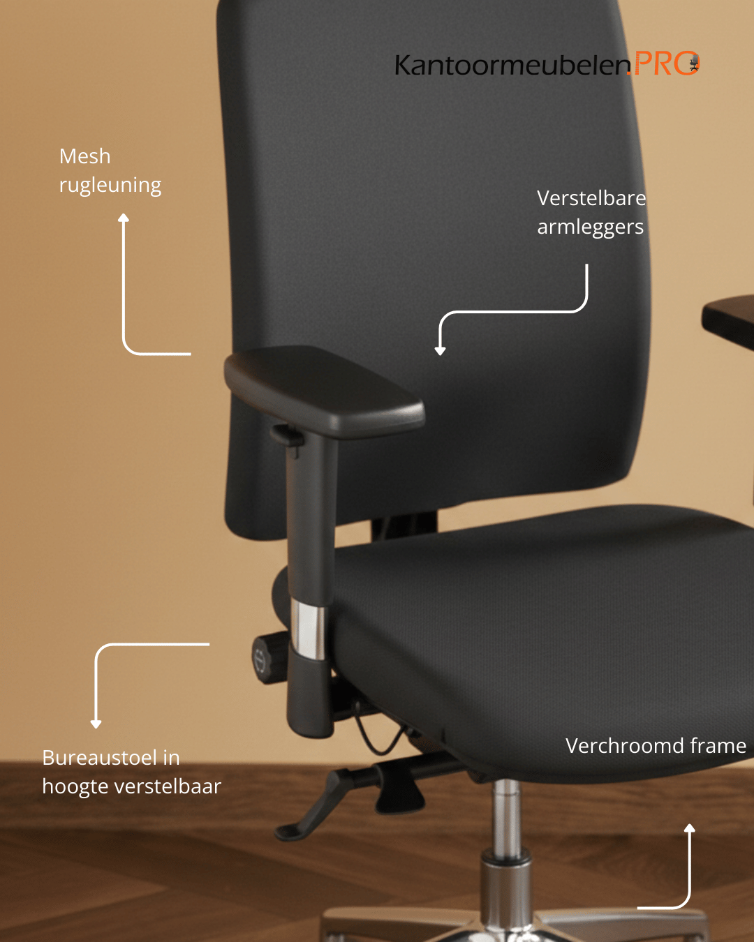 Bureaustoel PRO NPR-1813 normering Bureaustoel PRO NPR-1813 normering