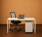 Luxe Bureau Wit 140x80cm