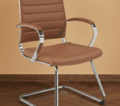 design vergaderstoel bruin