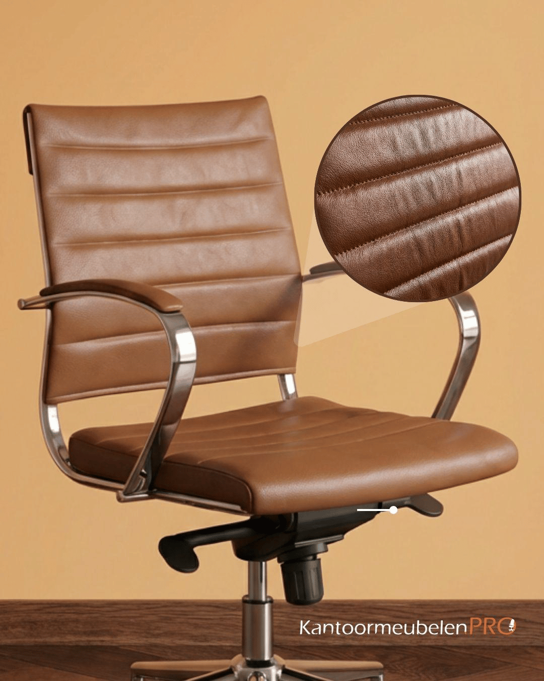 Design Bureaustoel bruin Design Bureaustoel bruin