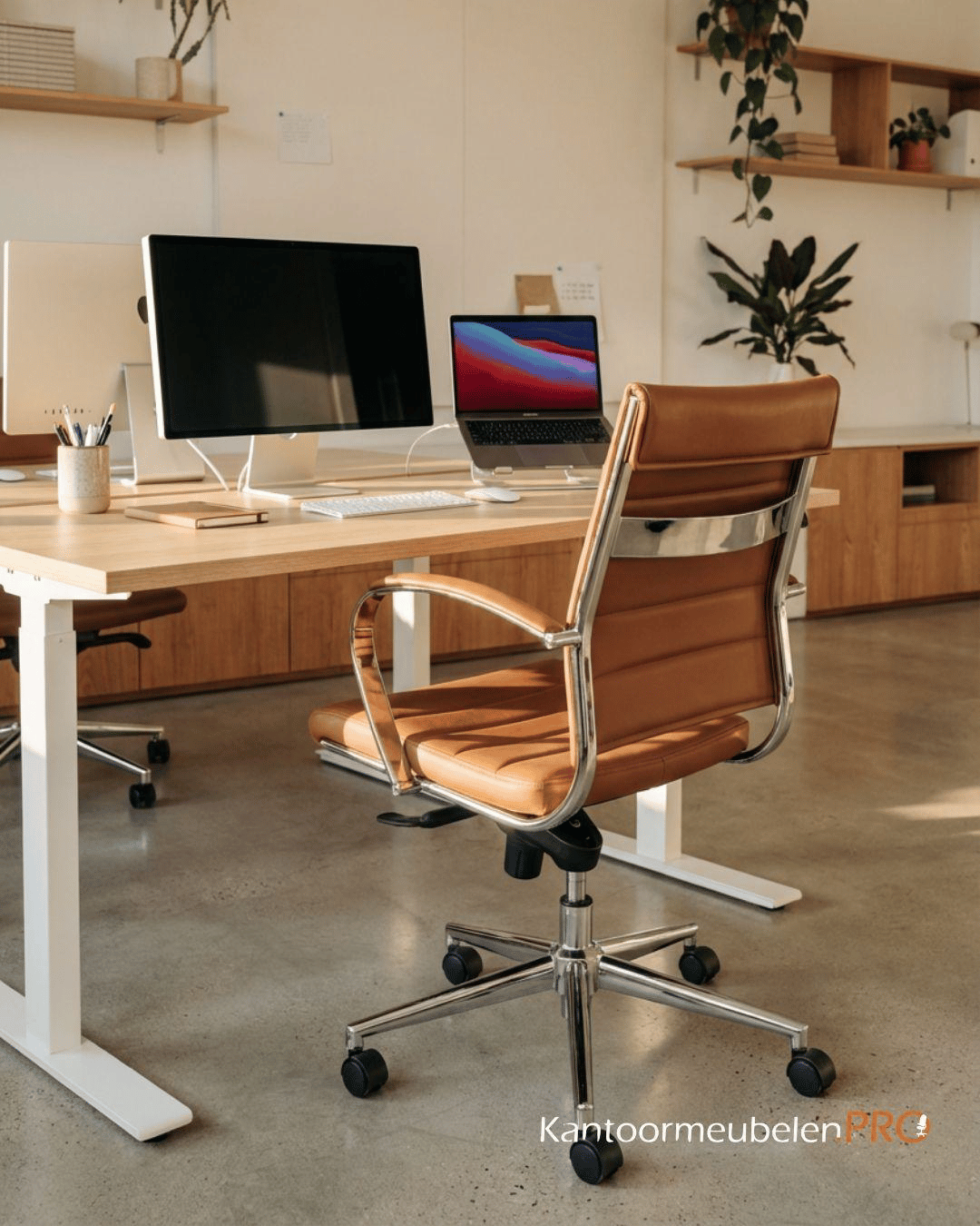 Design Bureaustoel bruin Design Bureaustoel bruin