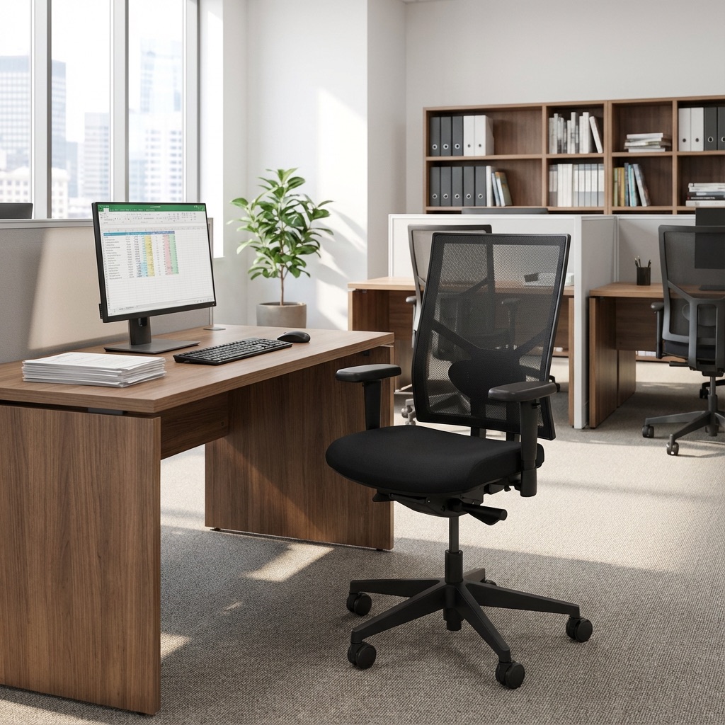 Pro Bureaustoel Eindhoven NPR-1813 normering sfeerbeeld