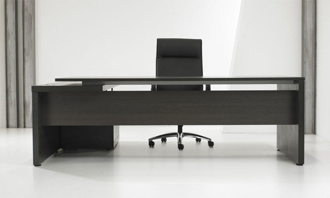 166869185 Directie Hoekbureau | 230x172cm | ladeblok rechts