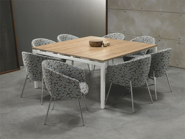 Luxe Vergadertafel | 160x160cm  | NEN-EN527