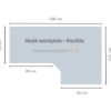 Afmeting-hoek-werkplek-Rechts Elektrisch-Wingbureau-|-180x120cm-rechts-|-NEN-EN527