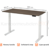 Elektrisch Zit/Sta Bureau KT Premium | 180x80cm | NEN-EN527