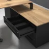 Hoekbureau-directie-Cube-3 Directie hoekbureau CUBE | 224x180cm | Rechts