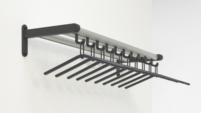 Garderobe Wand 130-240cm