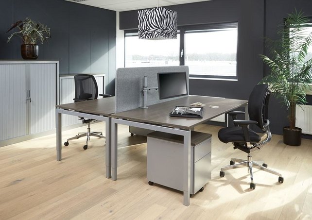 Bureau akoestische wand | 53cm hoogte