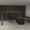 Elektrisch-zit/sta-directiebureau-CUBE |-244x180cm