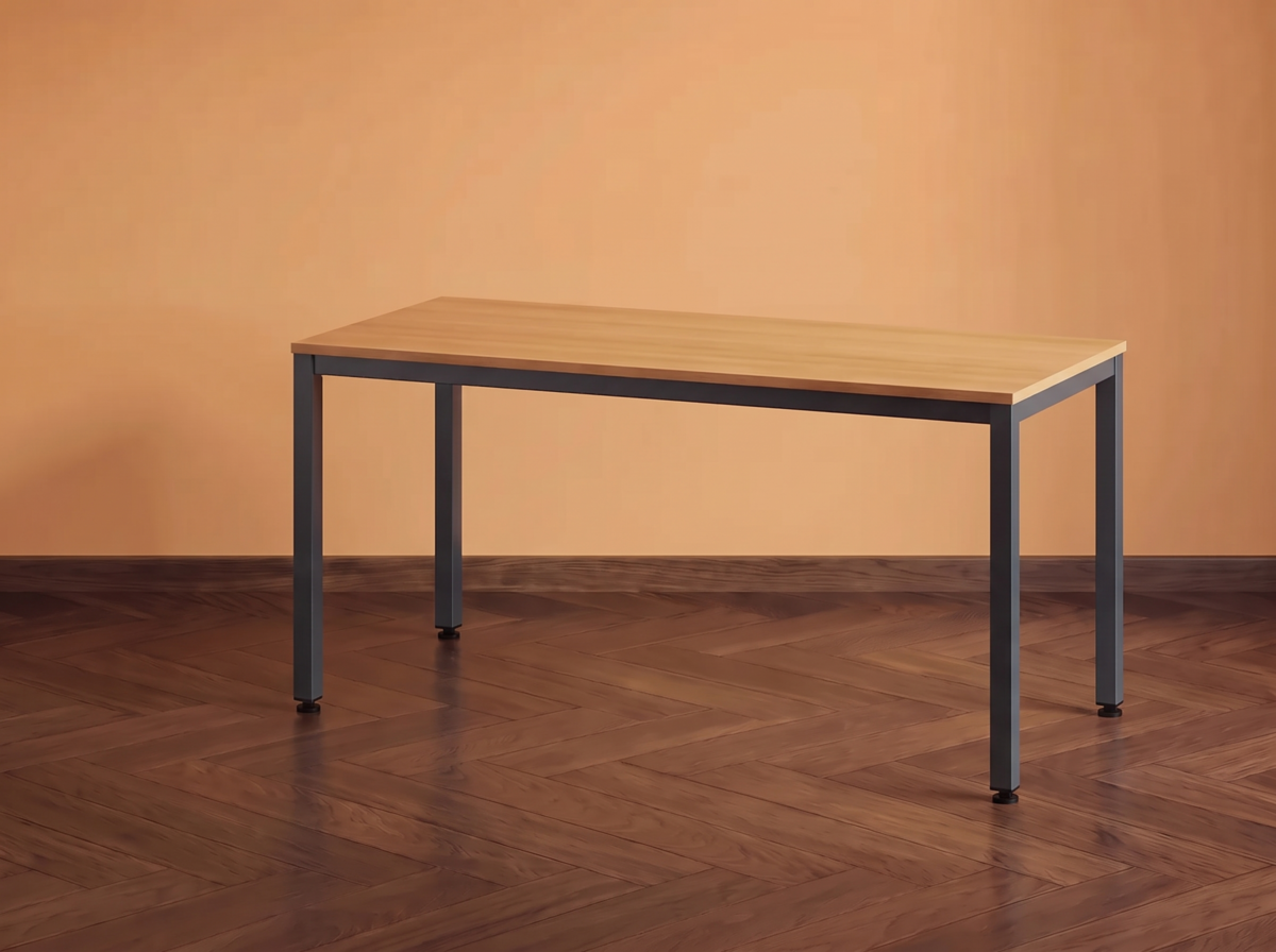 kantoortafel met antraciet onderstel