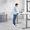 Elektrisch Zit/Sta Bureau KT Budget | 120x80cm