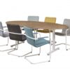 Basic Vergadertafel Ellips 220x110