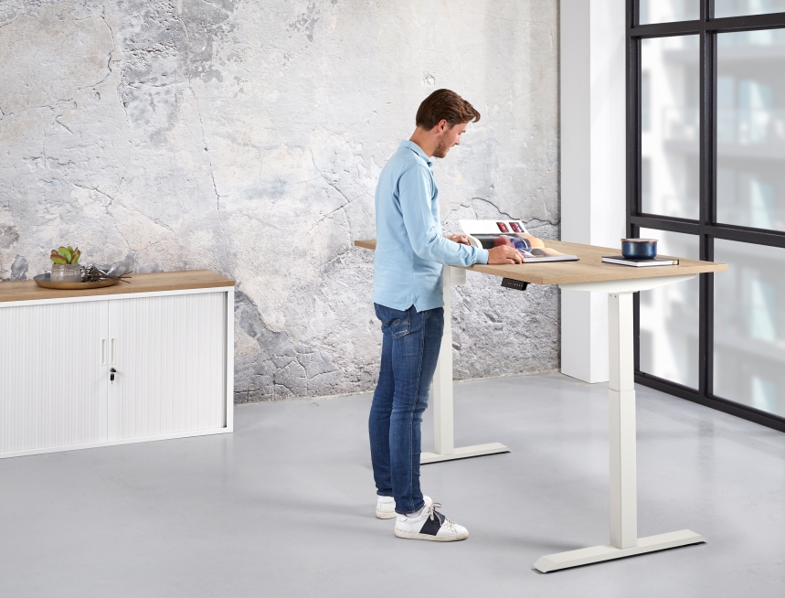 Elektrisch Zit/Sta Bureau KT Budget | 120x80cm