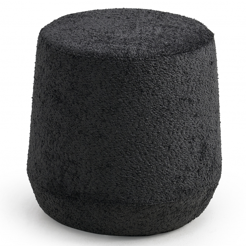 Lounge Poef Large | dia 44cm | Zwart