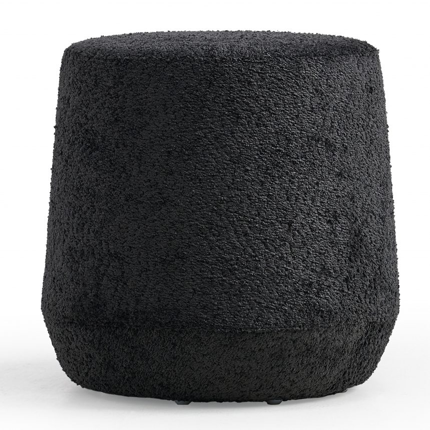 Lounge Poef Large | dia 44cm | Zwart