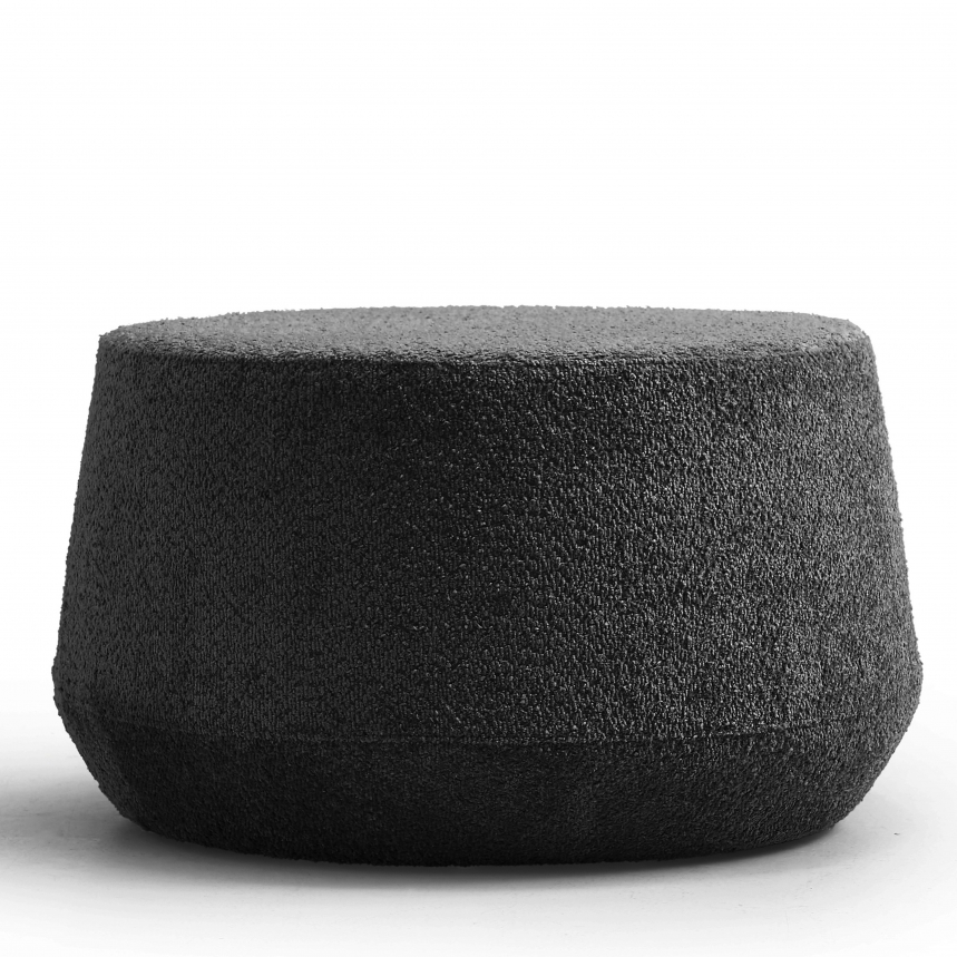 Lounge Poef Medium | dia 69cm | Zwart