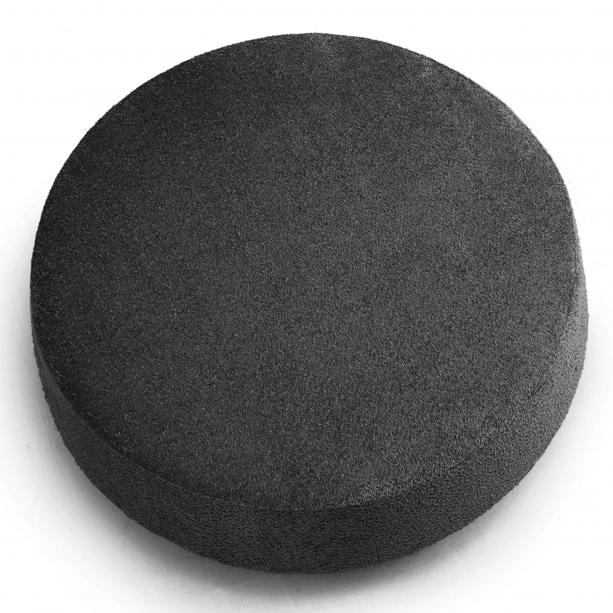 305Z1 Lounge Poef Large | dia 108cm | Zwart