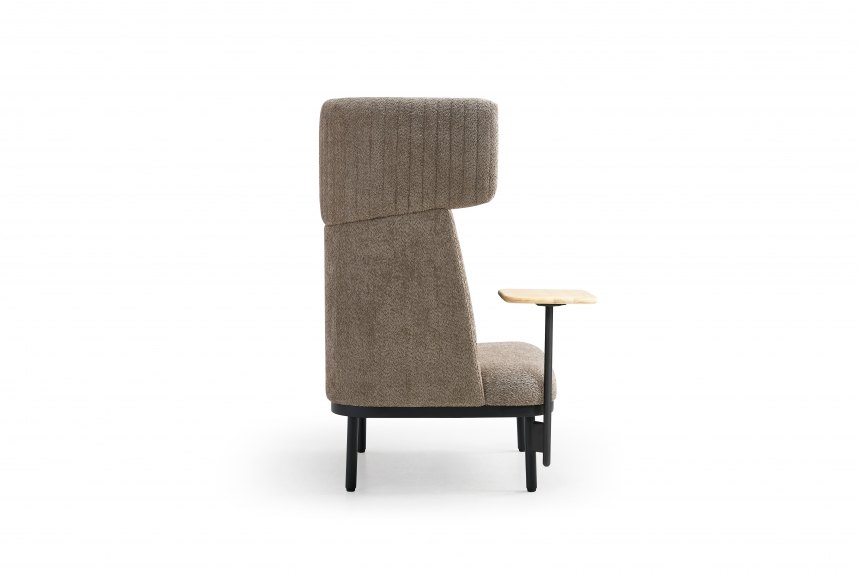306b1 Akoestische loungebank 1-zits Wales | Beige