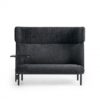 Akoestische loungebank 2-zits Wales | Zwart