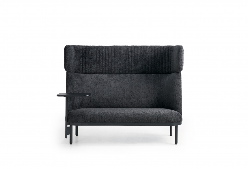 Akoestische loungebank 2-zits Wales | Zwart