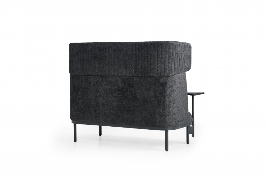 Akoestische loungebank 2-zits Wales | Zwart
