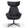 Oorfauteuil Wales | Zwart