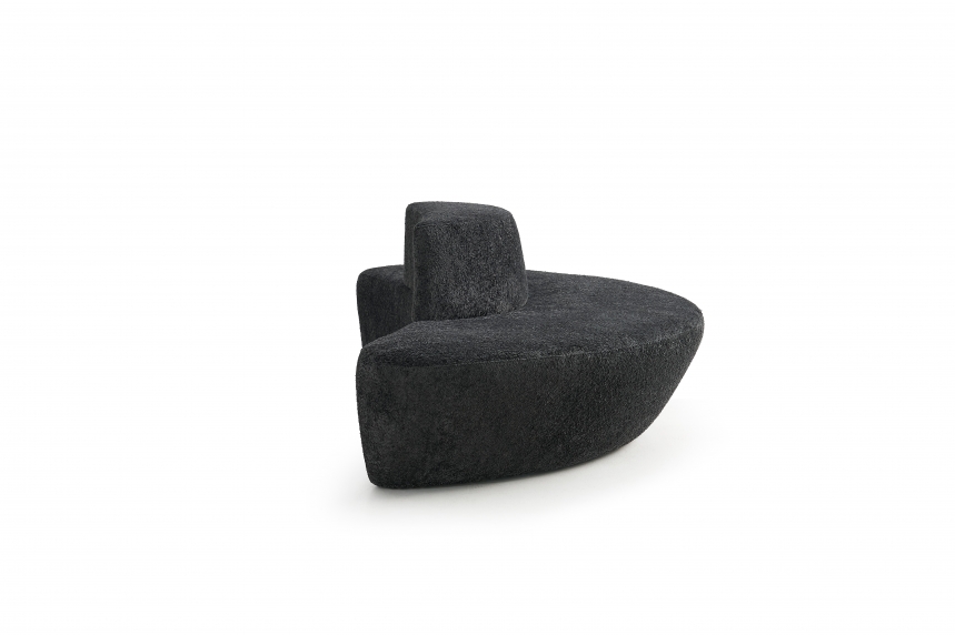 Modulaire Loungebank Hol Wales | Zwart
