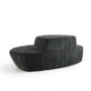Modulaire Loungebank Bol Wales | Zwart