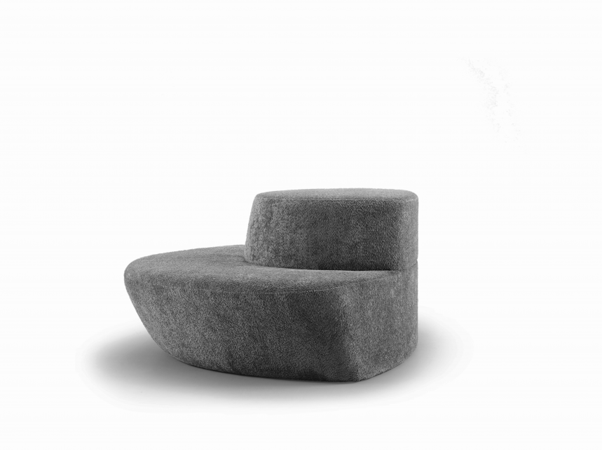 Modulaire Loungebank Bol Wales | Grijs