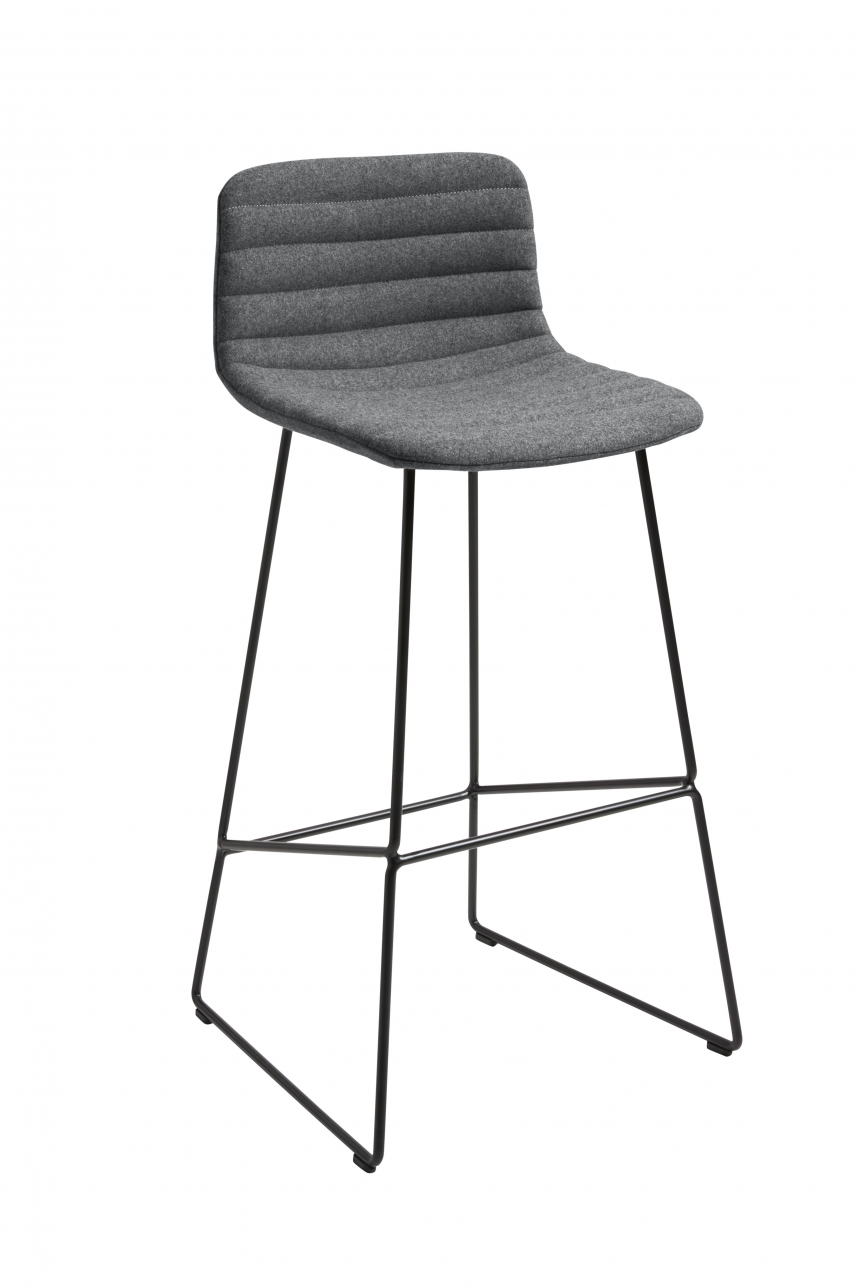 Design Barkruk Wolvilt | Antraciet
