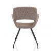 614B3 Vergaderstoel Bouclé | Bruin