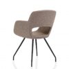 614B4 Vergaderstoel Bouclé | Bruin