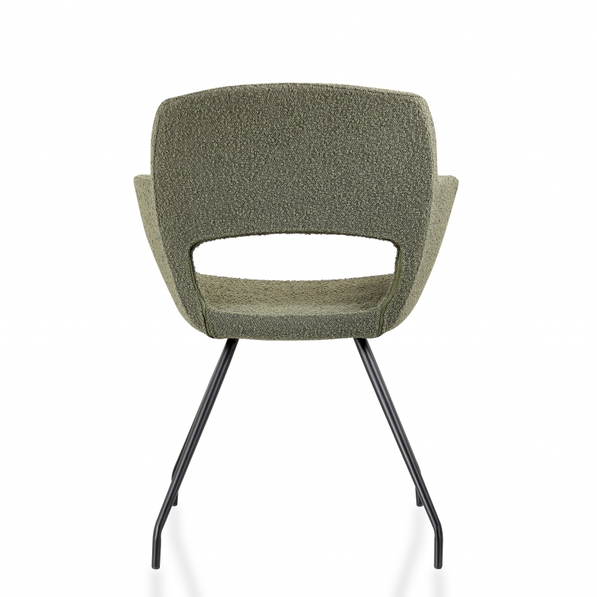 Vergaderstoel Bouclé | Groen