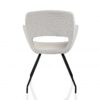 Vergaderstoel Bouclé | Creme wit