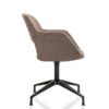Vergaderstoel Swivel Bouclé | Bruin