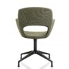 gr4 Vergaderstoel Swivel Bouclé | Groen