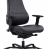 24-uurs bureaustoel Heavy Duty kunstleder