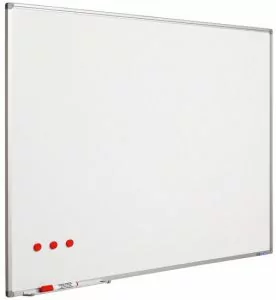 Whiteboard Small wit geëmailleerd staal