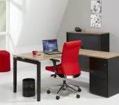 luxe bureau met ladeblok antra 180x160cm