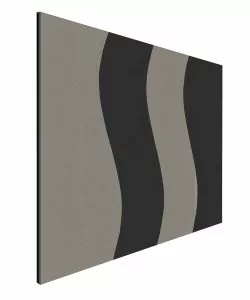 Shapes Pin Panel bulletin , Wave, 90×120 cm