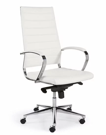 Comfortabele bureaustoel design wit
